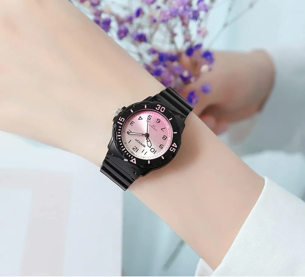 AIMES Women's Sport Waterproof Watches - Ladies Nurse Minimalist Simple Analog Fashion Casual Watch - Rose Gold Pink