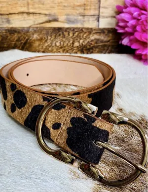 Cow print Belt
