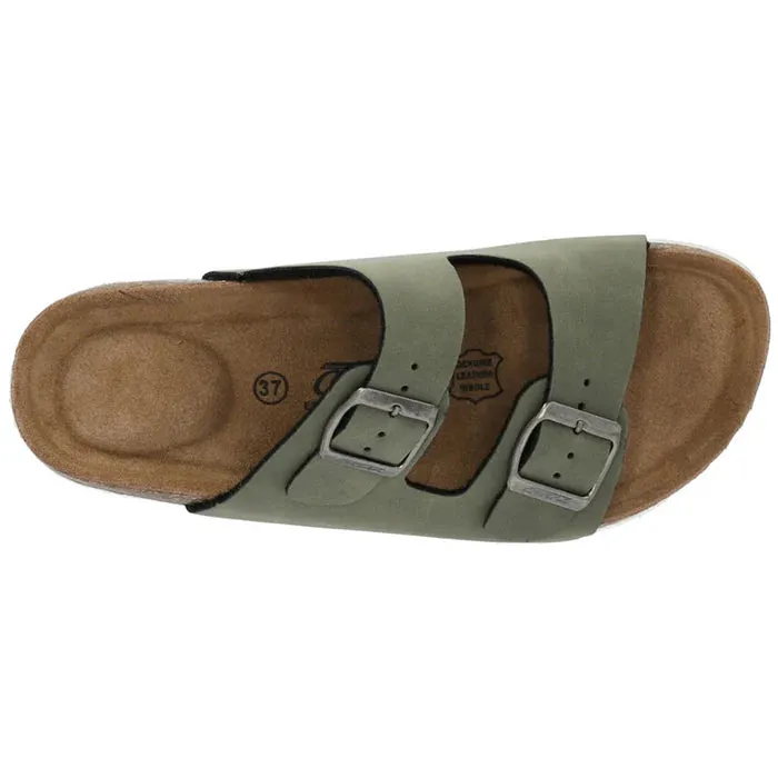 Cruz Women's Whitehill Cork Sandal Deep Lichen Green CR151945-3011