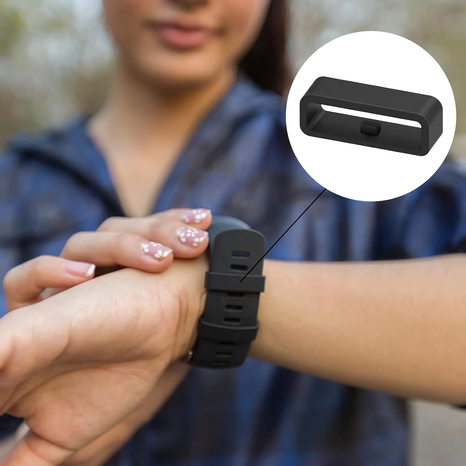 Molain Rubber Replacement Watch Band Strap Loops, 12Pcs Silicone Watch Band Holder, Watch Strap Keeper, Smartwatch Band Retainer Loop, Watch Fastener Rings (4x18mm   4x20mm   4x22mm)