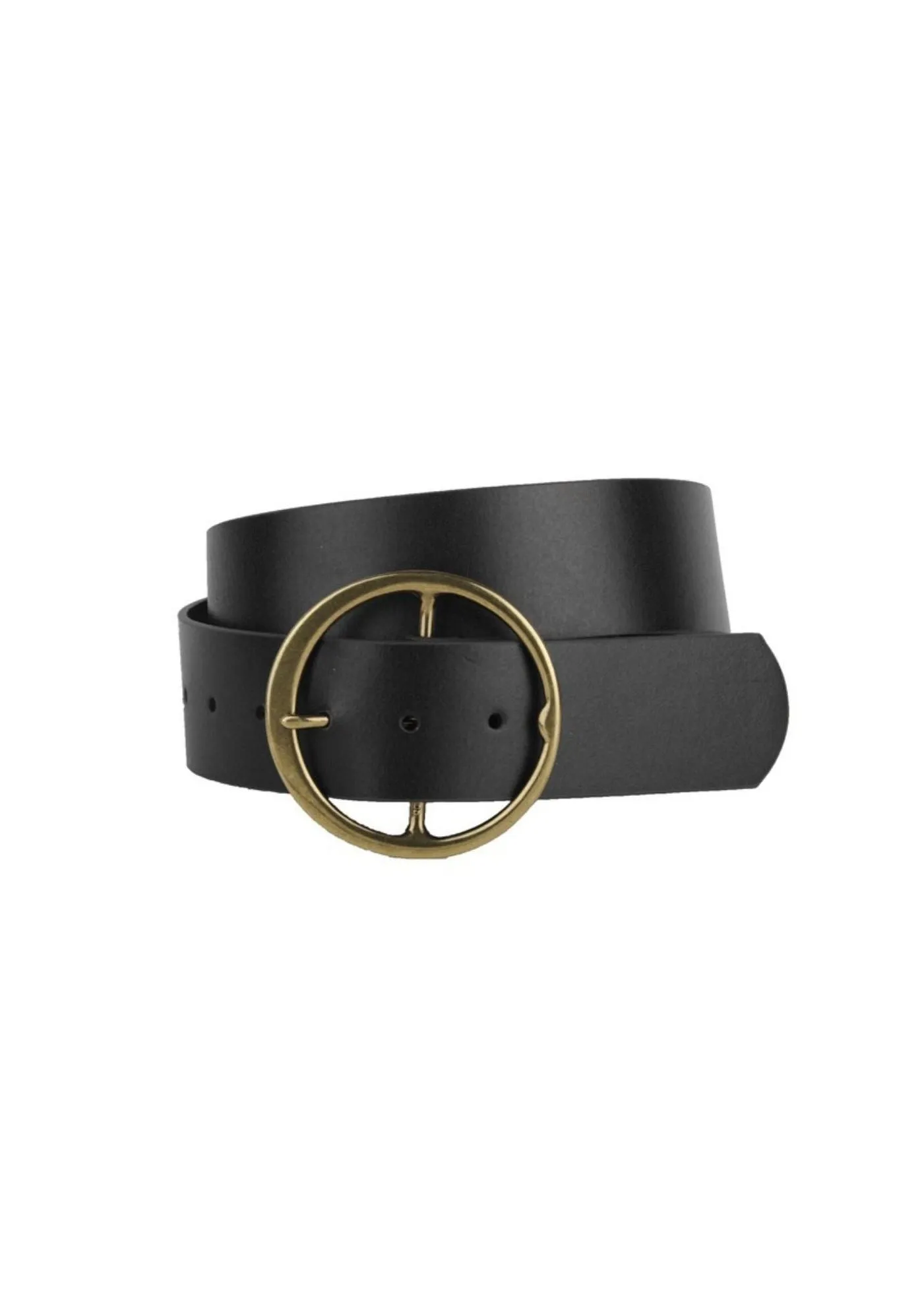 MW Large Buckle Belt | Black Copper