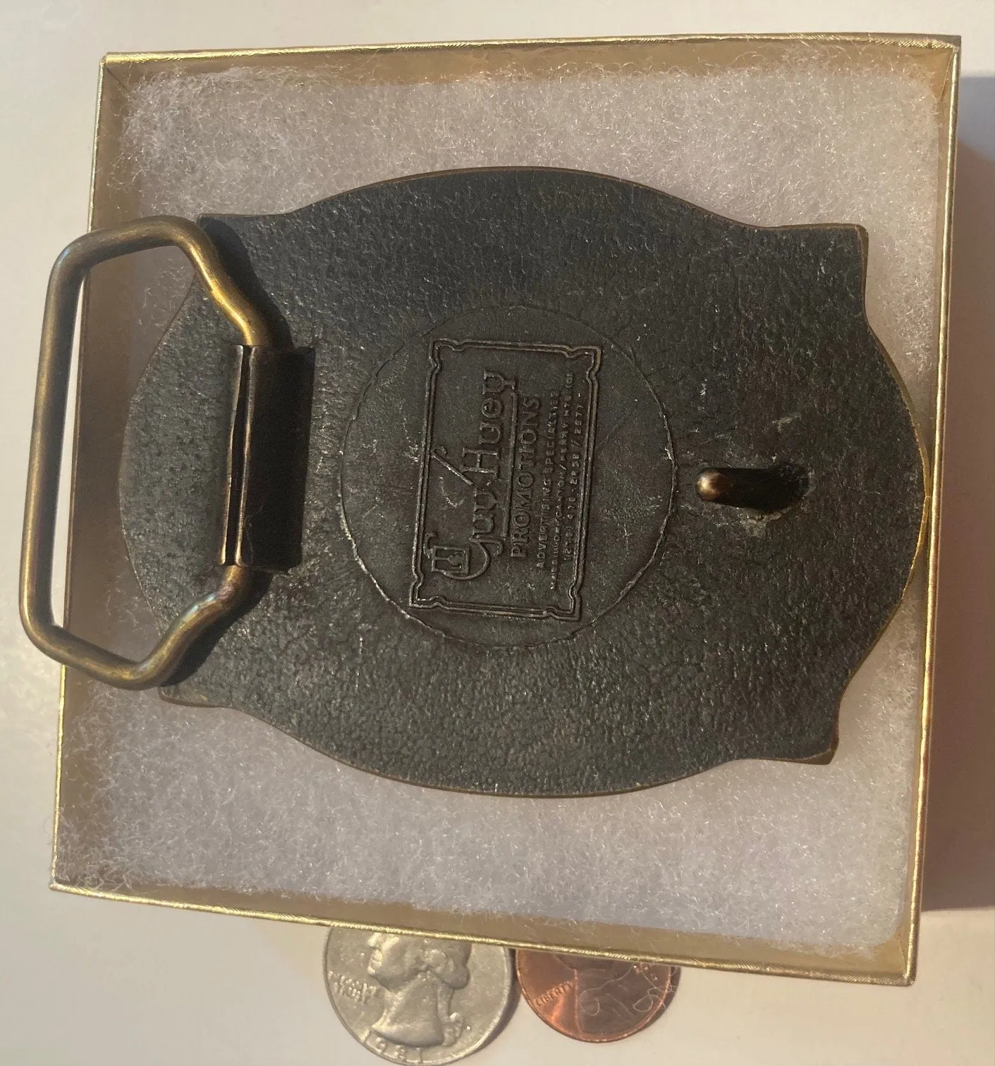 Vintage Metal Belt Buckle, MB Operating Company, Oil Pump, Petroleum, Gas, Energy, Drilling, Wells, Geyser, Nice Design